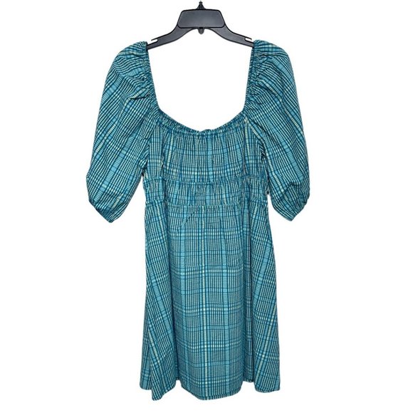 RAILS Brenda Check Cotton Blend Mini dress Size L - Picture 10 of 13